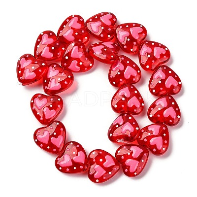 Glass Enamel Beads GLAA-Q125-01A-05-1