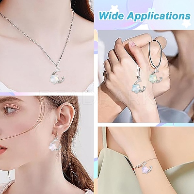 15Pcs 5 Colors Alloy Pendants FIND-YW0017-89-1