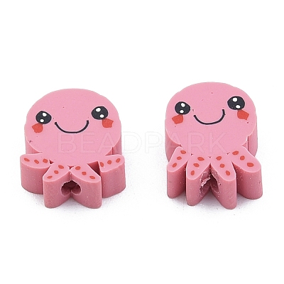 Handmade Polymer Clay Beads X-CLAY-C001-09-1