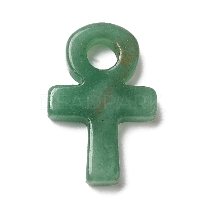 Natural Green Aventurine Pendants G-R492-03F-1