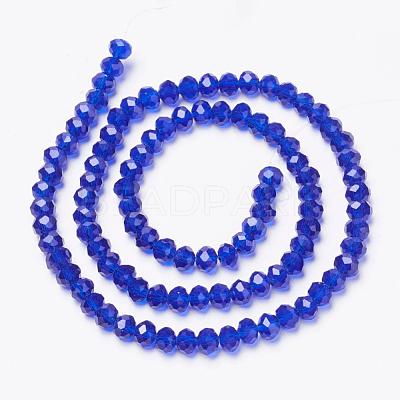 Glass Beads Strands EGLA-A034-T1mm-D06-1
