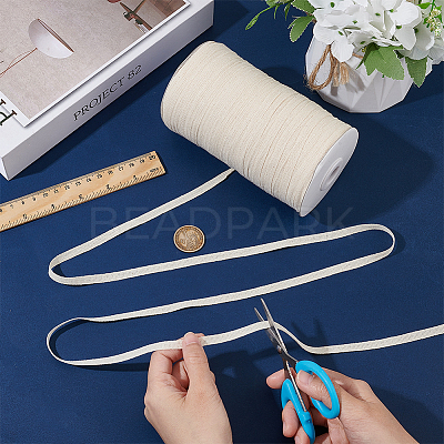 200M Cotton Linen Herringbone Ribbon WH-WG84529-01-1