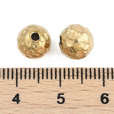Textured 316 Surgical Stainless Steel Beads STAS-M106-01E-G-1