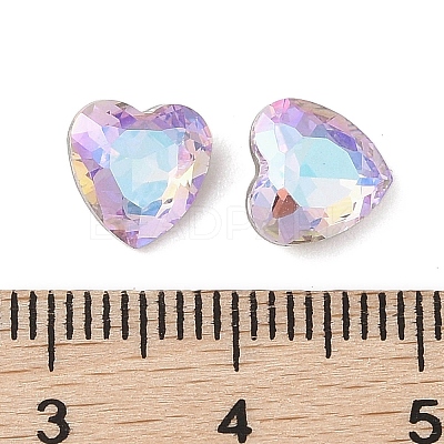 Glass Rhinestone Cabochons RGLA-L029-08B-VLSI-1