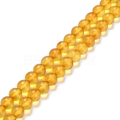 Natural Amber Beads Strands G-L584-02-1