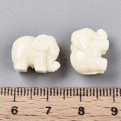Dyed Elephant Synthetic Coral Beads CORA-S002-03-1