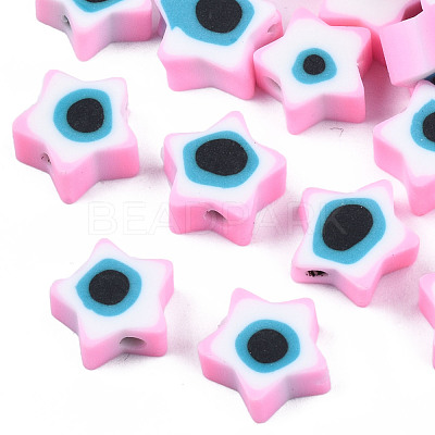 Handmade Polymer Clay Beads CLAY-T019-09I-1