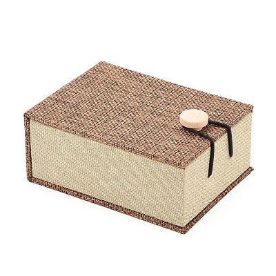 Rectangle Wooden Pendant Necklace Boxes OBOX-N013-03-1