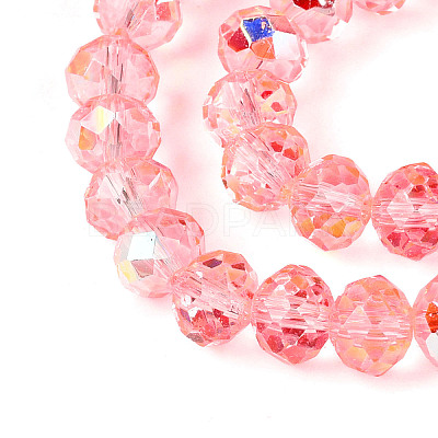Transparent Glass Beads Strands EGLA-N016-8mm-09-1