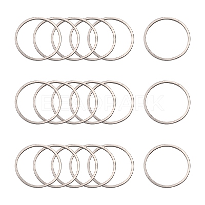 Tarnish Resistant 304 Stainless Steel Linking Ring X-STAS-S079-12A-1