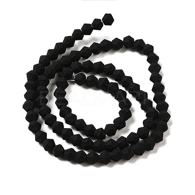 Imitate Austrian Crystal Frosted Glass Beads Strands GLAA-F029-TM2mm-B02-1