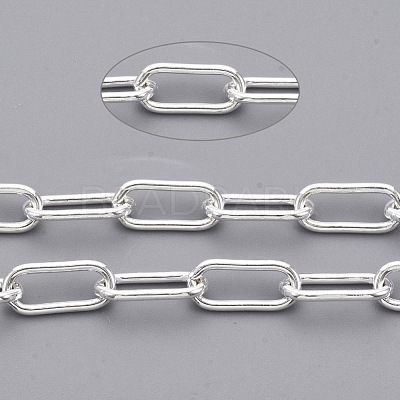 Unwelded Iron Paperclip Chains CH-S125-09A-S-1