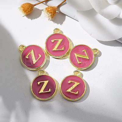 Golden Plated Alloy Enamel Charms LS-ENAM-S118-08Z-1