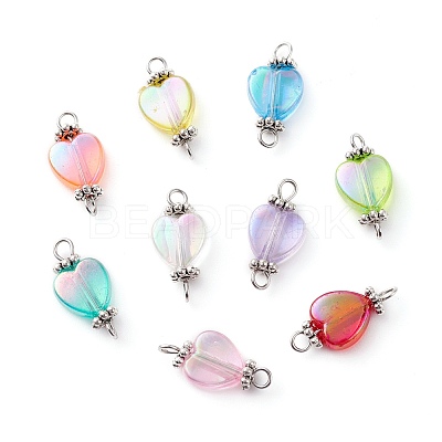 Eco-Friendly Transparent Acrylic Links Connectors PALLOY-JF00750-01-1