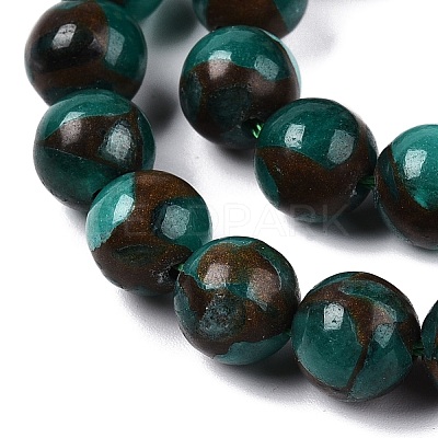 Natural Chalcedony Beads Strands G-S333-8mm-014F-1