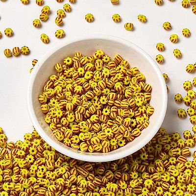 6/0 Opaque Colours Seep Glass Seed Beads X-SEED-F003-04A-01-1