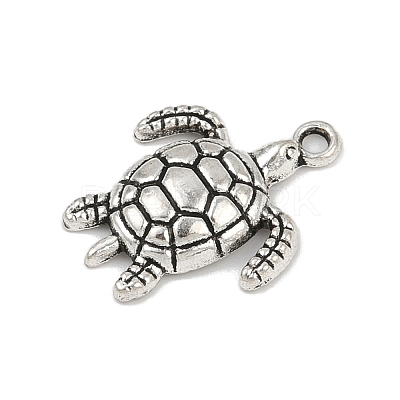 Tibetan Style Alloy Pendants PALLOY-V008-01A-AS-1