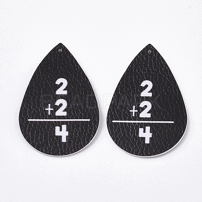 PU Leather Big Pendants X-FIND-R072-10-B01-1