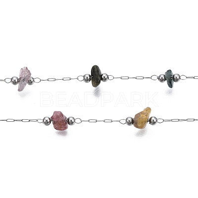 316 Stainless Steel Paperclip Chains CHS-N003-01-02P-1