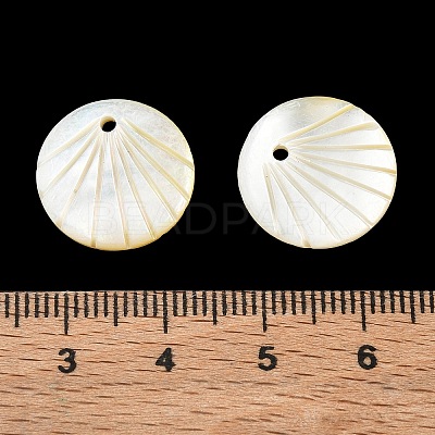 Natural Yellow Shell Pendants SH-CBACA76-03-1