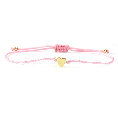 Valentine's Adjustable Braided Polyester Cord Bracelets GM2838-4-1