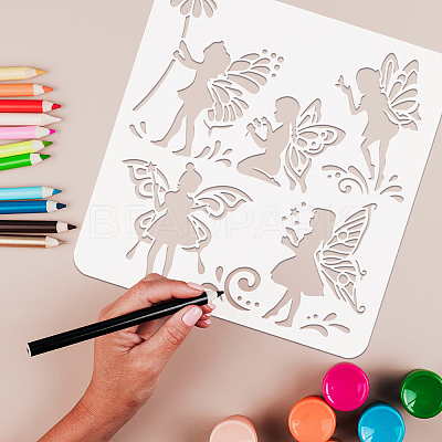PET Hollow Out Drawing Painting Stencils DIY-WH0391-0115-1