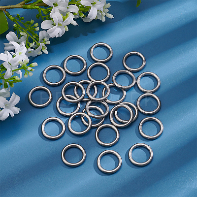 25Pcs Stainless Steel Linking Rings FIND-ME0002-64-1