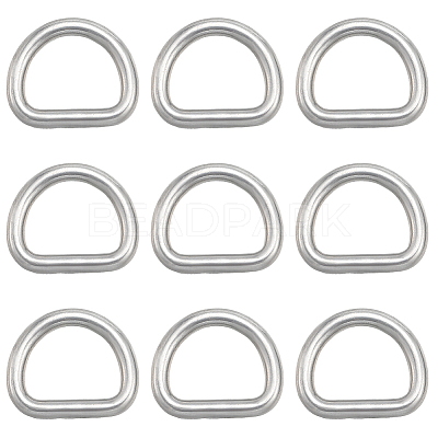 304 Stainless Steel D Rings STAS-CP0001-05A-1