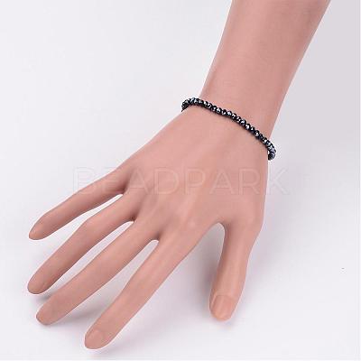 Glass Beaded Stretch Bracelets BJEW-JB02308-03-1