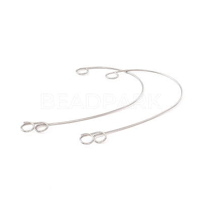 Tarnish Resistant 316 Stainless Steel Ear Cuff Findings STAS-H148-03P-1