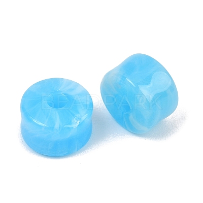 Opaque Acrylic Imitation Gemstone Beads AC-CBA3EFE-02L-1