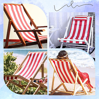 Stripe Chair Cloth Canvas AJEW-WH20002-25A-01-1