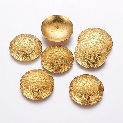 Brass Cabochons KK-A143-43C-RS-1