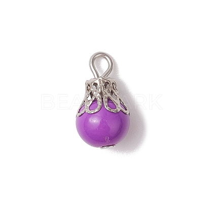 Glass Pendants PALLOY-JF03284-05-1