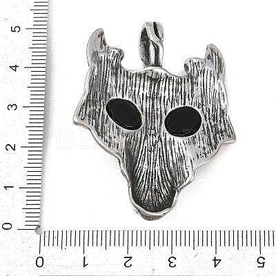 304 Stainless Steel Pendants STAS-M299-05AS-C-1