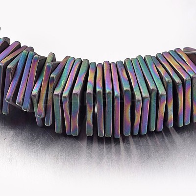 Electroplate Non-magnetic Synthetic Hematite Bead Strands G-F300-20B-F02-1
