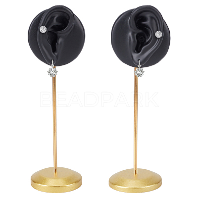 2Pcs 2 Styles Resin Ear Shaped Earring Display Riser Stands ODIS-OC0001-84A-1
