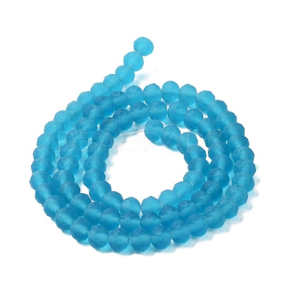Transparent Glass Beads Strands EGLA-A044-T1mm-MD27-1