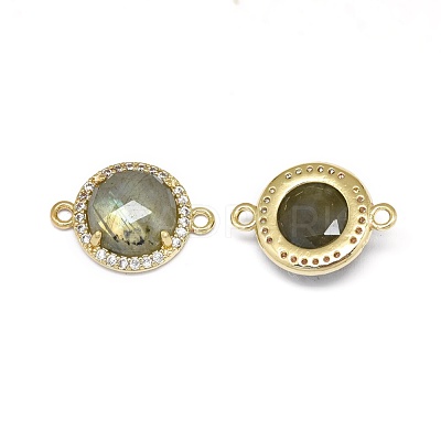 Natural Labradorite Links connectors G-E526-34G-1