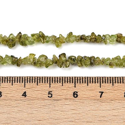 Natural Peridot Beads Strands X-G-P332-48-02-1
