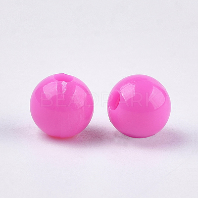 Opaque Plastic Beads KY-T005-6mm-617-1