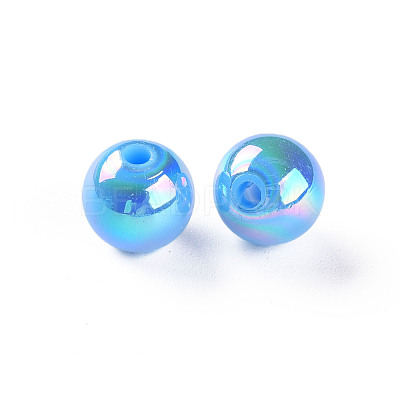Opaque Acrylic Beads MACR-S370-D10mm-7-1