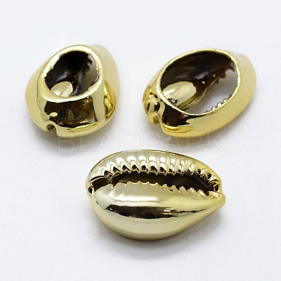 Electroplate Shell Beads BSHE-F004-12G-1