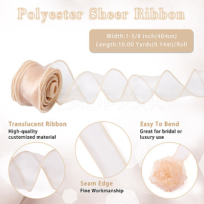 Polyester Wired Ribbon OCOR-TAC0038-10E-1