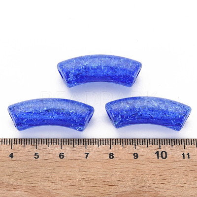 Transparent Crackle Acrylic Beads CACR-S009-001B-N86-1