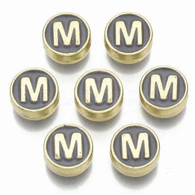 Alloy Enamel Beads X-ENAM-S122-028M-NR-1