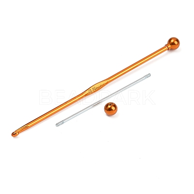 DIY Alloy Beadable Crochet Hooks LS-AJEW-A064-02C-1