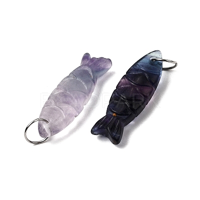 Natural Quartz Crystal Carved Pendants G-G314-01P-10-1