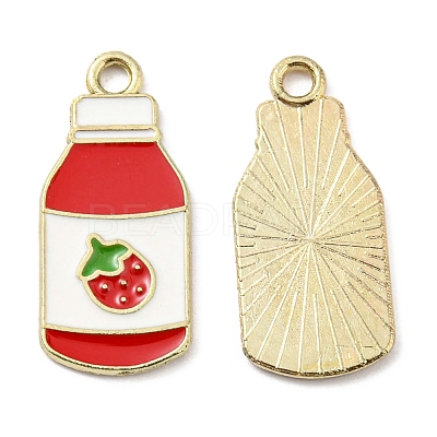 Alloy Enamel Pendants ENAM-D054-02G-1