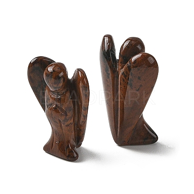 Natural Mahogany Obsidian Carved Angle Figurines GG-CBA9C2C-A22-1